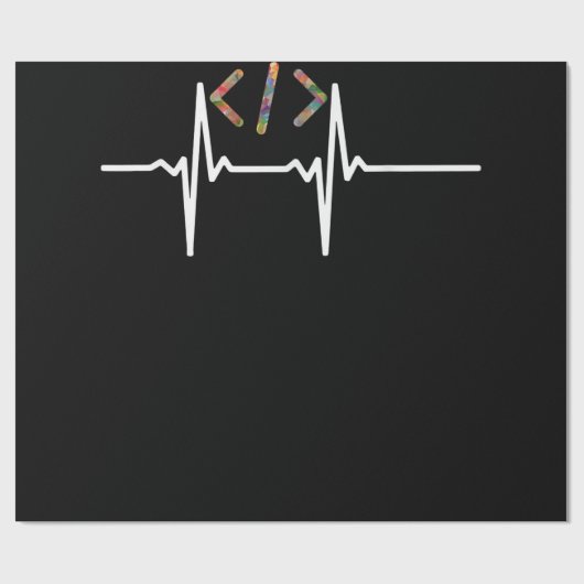 Coders Funny | Codering computersoftwareprogramma' Cadeaupapier (Vlak)