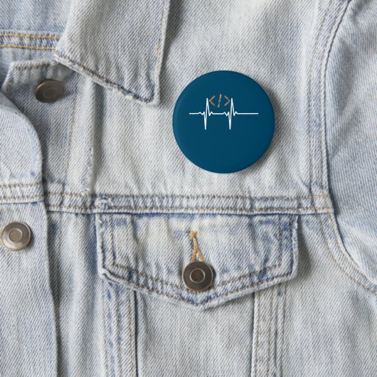 Coders Funny | Codering computersoftwareprogramma' Ronde Button 5,7 Cm (In situ)