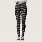 Coder's paradijs html coderende leggings (Voorkant)