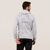 Coders/Programmeur Hoodie | HTML CSS JS (Achterkant volledig)