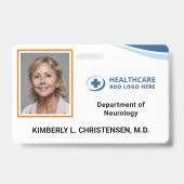Codes d'urgence Badge d'identification avec photo (Avant)