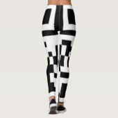 Codes QR Les leggings Carré funky disent "appelle- (Dos)