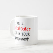 codeur médical Mug (Devant gauche)