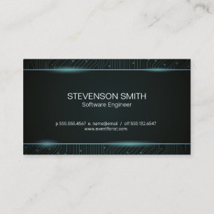 codeur   programmeur   Visitekaartje van de printp