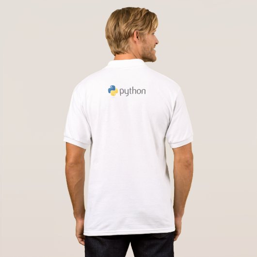 Codeur pur de python - geek dans le T-shirts (Dos entier)