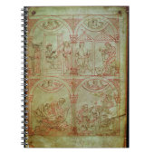 Codex 507 fol.2r Weaver, Shoemaker, Fishermen en Notitieboek (Voorkant)