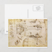 Codex Atlanticus Briefkaart (Voorkant / Achterkant)