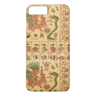 Codex Borbonicus Azteekse tekst iPhone 8 Plus / 7 Plus Hoesje