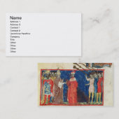 Codex Correr I 383 Doge Sebastiani Visitekaartje (Voorkant / Achterkant)