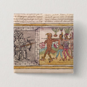 Codex Duran Vierkante Button 5,1 Cm