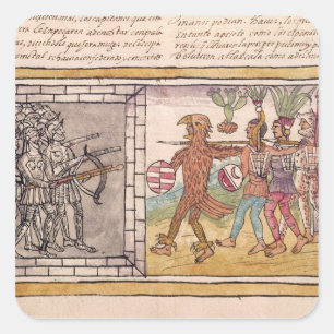 Codex Duran Vierkante Sticker