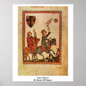 Codex Manesse door kapitein Manesse Poster (Voorkant)