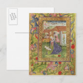 Codex Ser Nov 2599 f. 39v De geboorte van Christus Briefkaart (Voorkant / Achterkant)