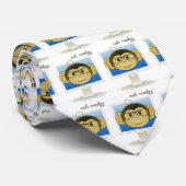 Codez la cravate des hommes de singe (Roulé)