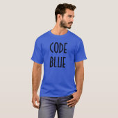 "Codez" le T-shirt bleu (Devant entier)