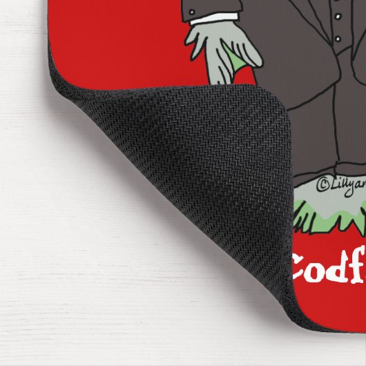 Codfather Cod fish Mousepad Muismat (Hoek)