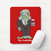 Codfather Cod fish Mousepad Muismat (Met muis)