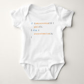 Codiaan Grappige Baby Moeder Code Romper (Voorkant)