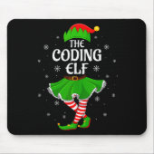 Coding Elf Christmas Family Girls Women Elf Squad  Muismat (Voorkant)