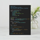 Coding Humor - Developer Logic and Tech Life Kaart (Staand voorkant)