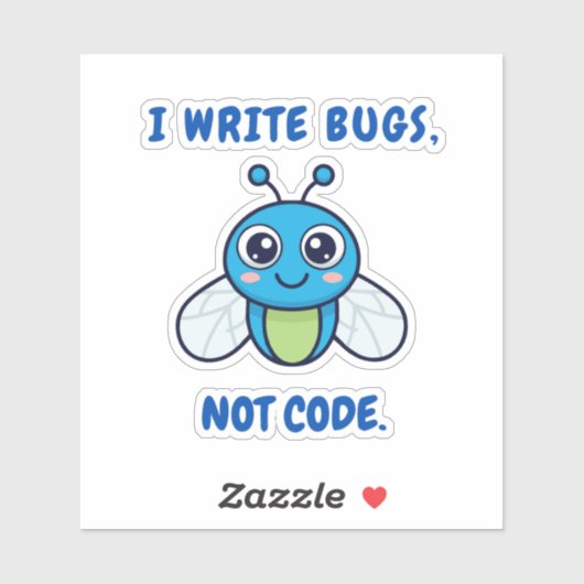 Coding Humor Sticker (Vel)