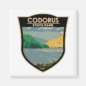 Codorus State Park Pennsylvania Badge Magneet (Voorkant)