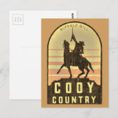 Cody Country Wyoming Briefkaart (Voorkant / Achterkant)