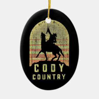 Cody Country Wyoming Keramisch Ornament