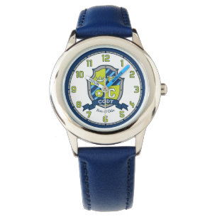 Cody letter C naam betekent kam beer blauw groen Horloge