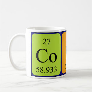 Cody nom de table périodique mug