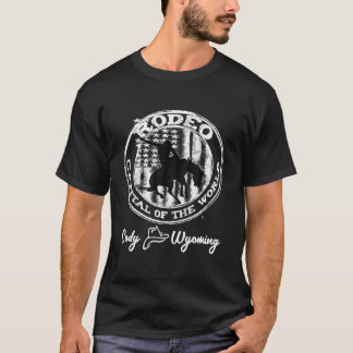 Cody Wyoming Rodeo Hoofdstad van de Wereld Keepsak T-shirt