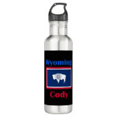 Cody Wyoming Waterfles (Voorkant)