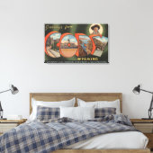 Cody, WyomingLarge Letter ScenesCody, WY Canvas Afdruk (Insitu (Slaapkamer))