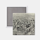 Coe Brass Mfg Co. Magneet (Voorkant / Achterkant)