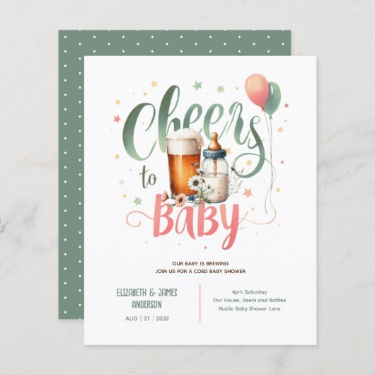 COED Baby Brewing Beers Flessen Proost Wildbloemen (Voorkant / Achterkant)