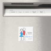 Coed Baby shower magneet, jongen Magneet (Insitu (Vaatwasser))