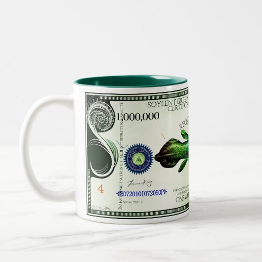 Coelacanth-Ecodollars Tweekleurige Koffiemok (Links)