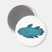 Coelacanth Magneet (Voorkant / Achterkant)