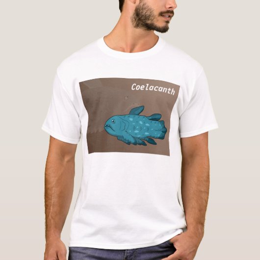 Coelacanth - Oude vis T-shirt (Voorkant)