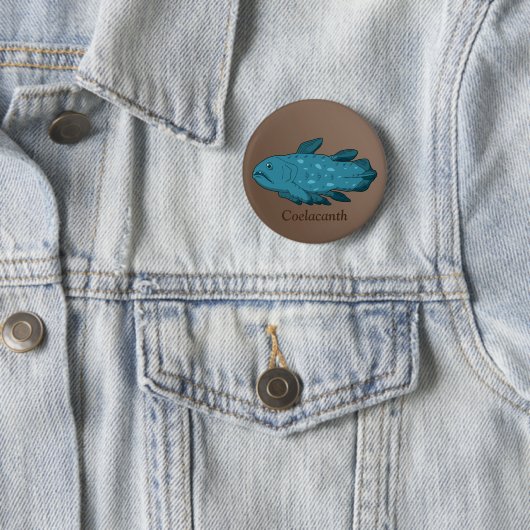 Coelacanth Ronde Button 5,7 Cm (In situ)