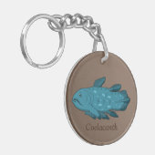 Coelacanth Sleutelhanger (Voorkant Links)