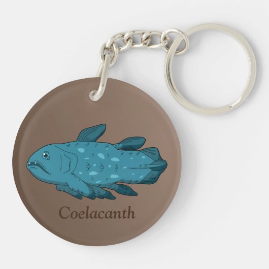 Coelacanth Sleutelhanger (Achterkant)