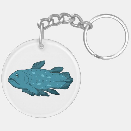 Coelacanth Sleutelhanger (Achterkant Links)