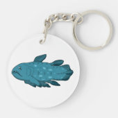 Coelacanth Sleutelhanger (Achterkant)