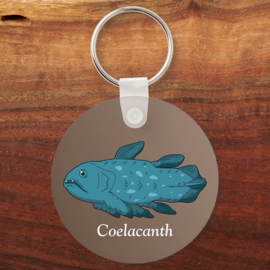 Coelacanth- The Living Fossil Sleutelhanger (Achterkant)