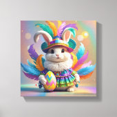 Coelho carnavalesco canvas afdruk (Voorkant)