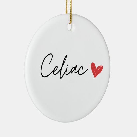 Coeliakie hart keramisch ornament (Rechts)