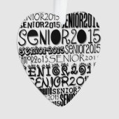 Coeur 2015 - ornement d'aîné de rétroviseur (devant)