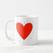 Coeur affectueux - tasse (Gauche)