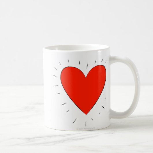 Coeur affectueux - tasse (Droite)